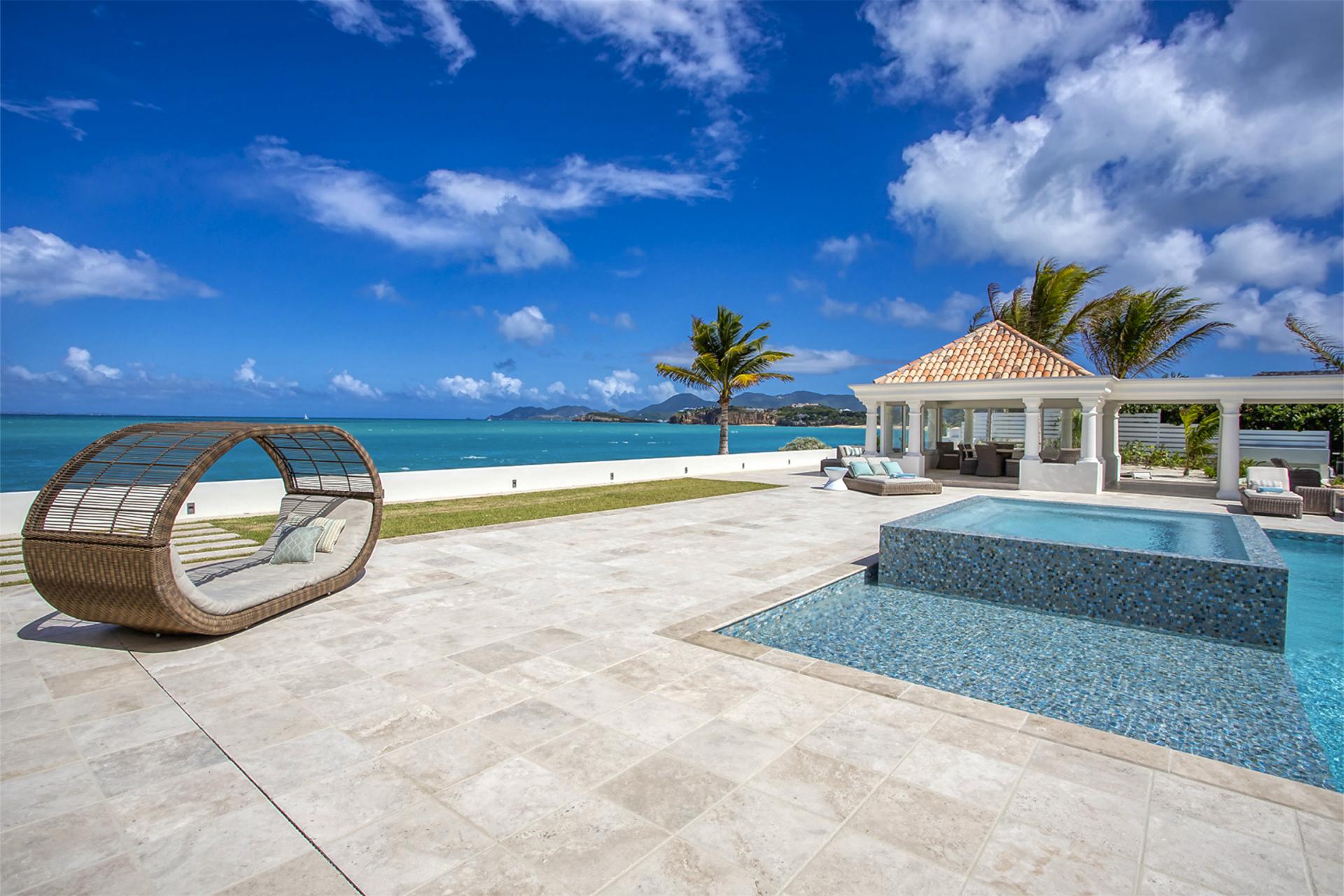 A louer villa 3 chambres Terres Basses Saint Martin_ Piscine - 2